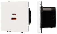 Розетка 2хUSB type A и C без рамки Arlight NOBE 054316(1)