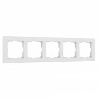 Рамка на 5 постов Werkel Hammer белый W0052401