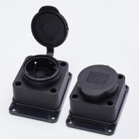 Розетка с заземлением с крышкой Stekker Одри 39018