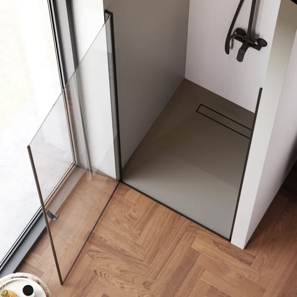 Дверь в нишу AM.PM Sunny 90 W87G-90-1P-BT черная матовая