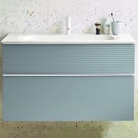 Тумба с раковиной Burgbad Fiumo 120 SFXN122F3957FOT55G0223C0001*1 голубой матовый