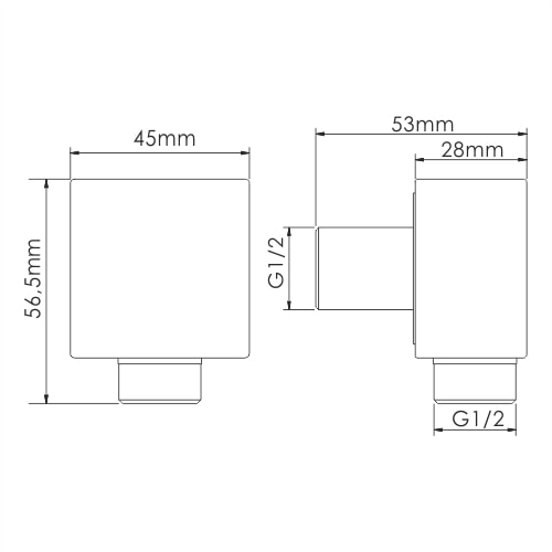 Подключение для шланга WasserKRAFT A124