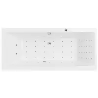 Акриловая ванна Excellent Pryzmat 170х75 WAEX.PRY17.NANO.CR хром, белый