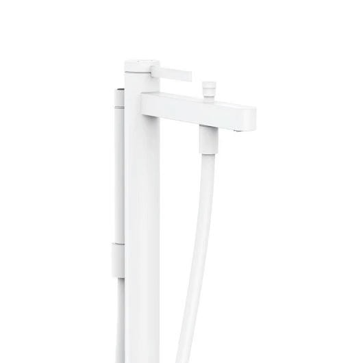 Смеситель для ванны напольный hansgrohe Finoris 76445700 матовый белый