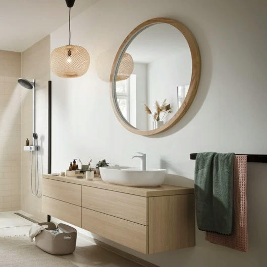 Смеситель для раковины hansgrohe Vivenis 75022700 без донного клапана матовый белый