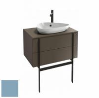 Тумба под раковину 80 см Jacob Delafon Nouvelle Vague EB3039-S50 аквамарин сатин