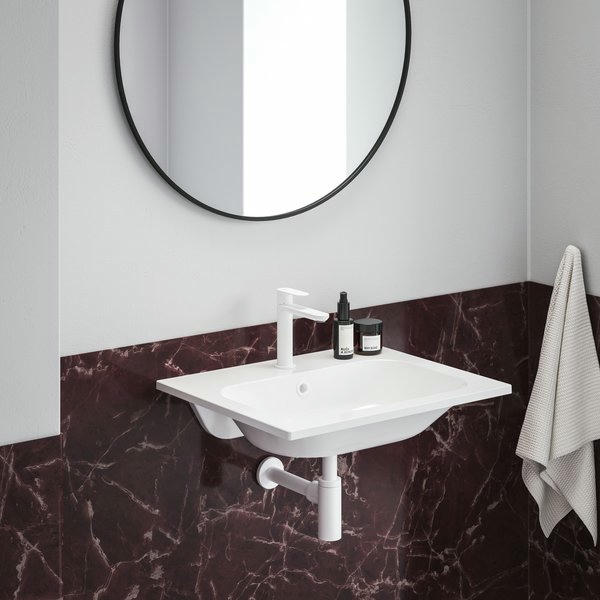 Смеситель для раковины Ravak Eleganta EL 012.10WV X070253 белый матовый