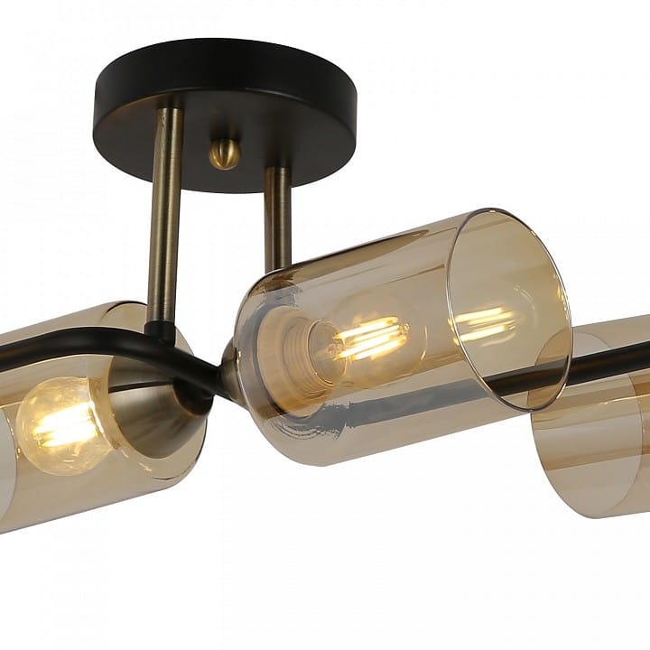 Светильник на штанге ILLUMICO Bice IL8148-6COU-79 BK BR Bice