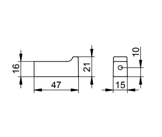 Крючок для ванной Keuco Edition 11 11114290000 шлифованное красное золото