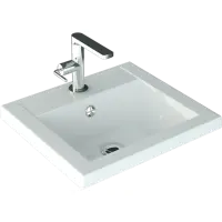 Раковина Misty Алиса 4627173210294 50,3x35,1 см, накладная, белый