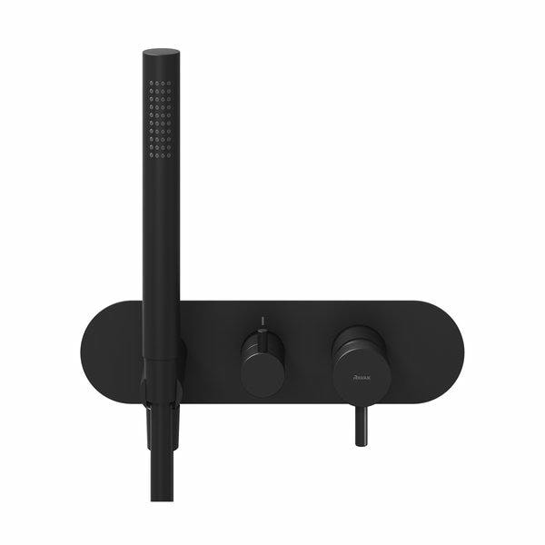 Смеситель для душа Ravak Espirit X070287 с лейкой черный матовый