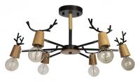 Люстра на штанге Loft it Sven 10024/6 Black