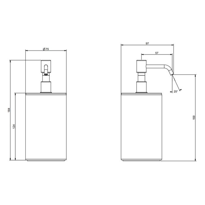 Дозатор для мыла Gessi Rilievo 59537#031