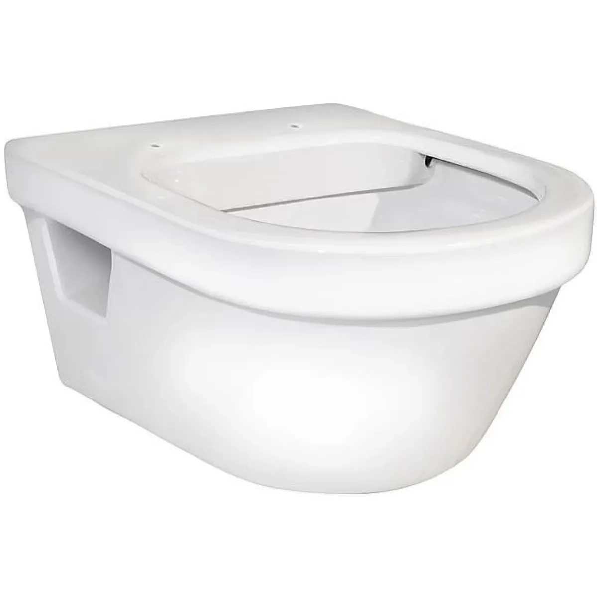 Унитаз подвесной Gustavsberg Hygienic Flush 5G84HR01 безободковый, с сиденьем микролифт, белый