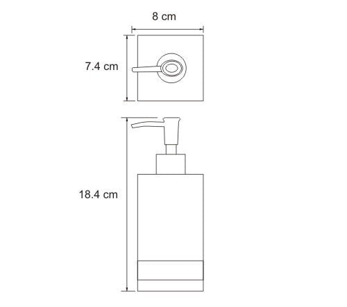 Дозатор жидкого мыла WasserKRAFT Inn K-4399
