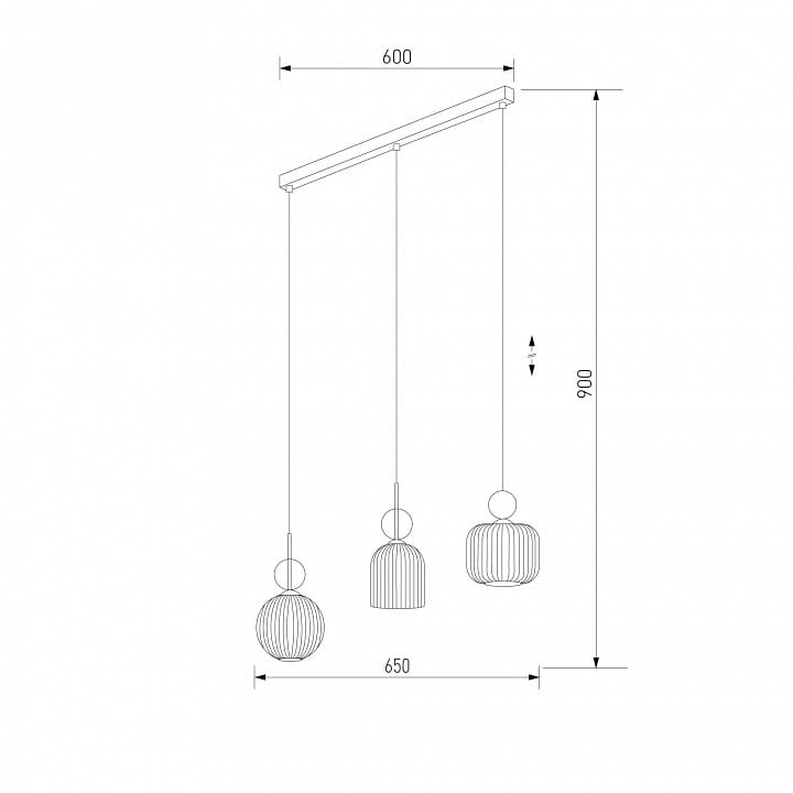 Подвесная люстра TK Lighting  11042