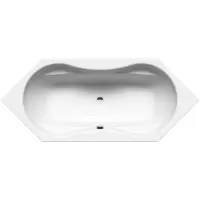 Ванна стальная Kaldewei Mega Duo 6 182 223630003001 214x90 см, с антискользящим и водоотталкивающим покрытием, альпийский белый