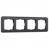 Рамка на 4 поста Werkel Stream (графит) W0042104