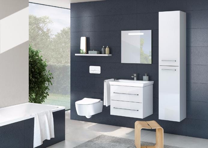 Шкаф-пенал Villeroy&Boch Avento A89400B4 SX левосторонний белый