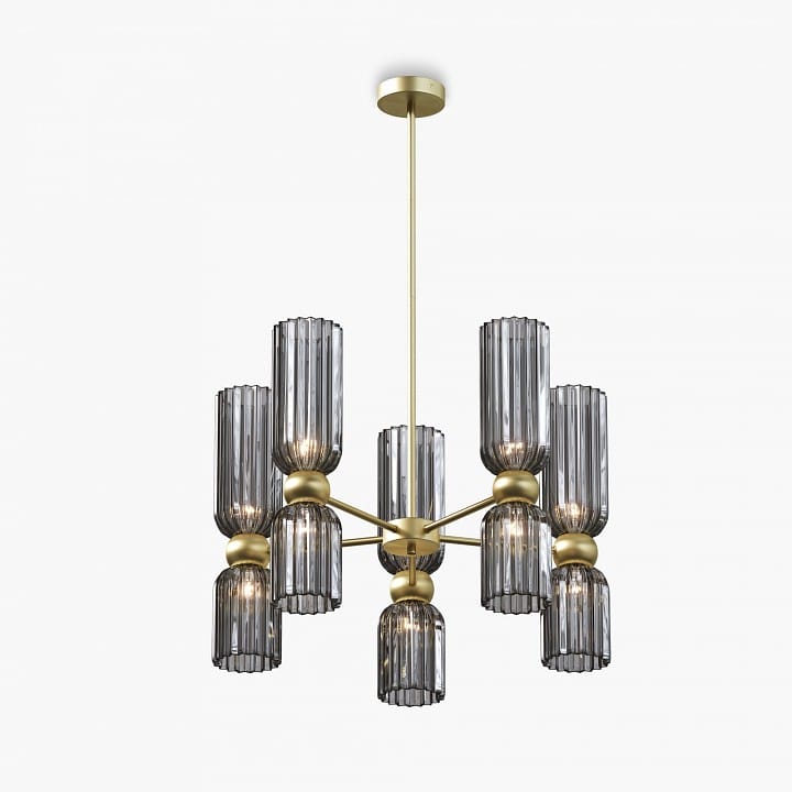 Люстра на штанге Maytoni Антик MOD302PL-10GR