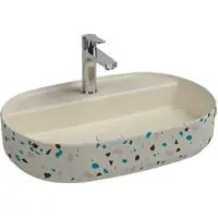 Раковина 60x40 см Isvea Infinity Terrazzo 10NF65060-TRZ-2K