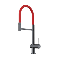 Смеситель для кухни Omoikiri Kanto 4994460 вороненая сталь