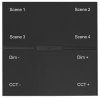 Панель универсальная сенсорная накладная iLedex Technical VISION48/22 SP 48V-4-BK