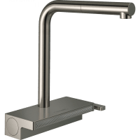 Смеситель для кухни hansgrohe Aquno Select M81 250 2jet sBox 73830800 с вытяжным душем сталь