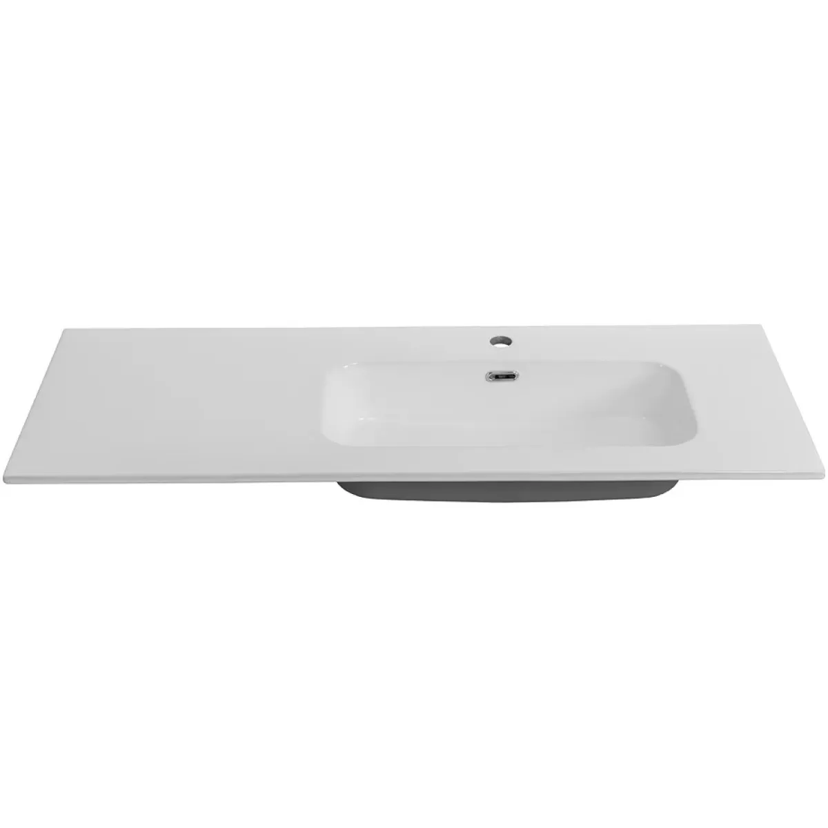 Раковина Cezares Duet CZR-8095-120-R 121x46 см R, накладная, белый