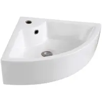 Раковина Aquatek AQ5166A-00 32,5x32,5 см, подвесная, угловая, белый