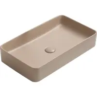 Раковина-чаша CeramaLux 78189MC-1 60,5x35 см, накладная, капучино матовый