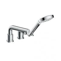 Смеситель на край ванны hansgrohe Talis S 72416000 на 3 отверстия
