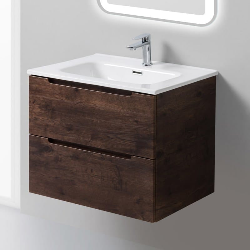 Тумба под раковину BelBagno Etna ETNA-600-2C-SO-RW-P Rovere Moro