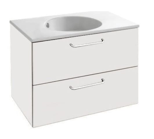 Раковина-столешница Jacob Delafon Odeon Rive Gauche EXAW112-Z-00 80 см