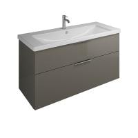 Тумба с раковиной Burgbad Eqio 123 SEYQ123F2010C0001*1 серый глянцевый