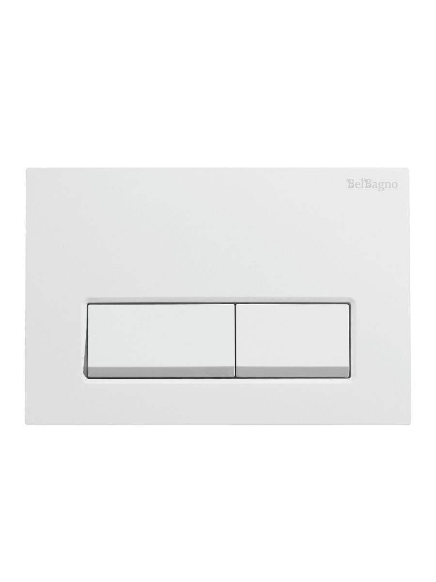 Кнопка смыва BelBagno BB-15R-BL, белый глянец