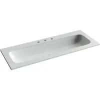 Раковина Ceramica Nova Grace CN7024 121x46 см, накладная, белый