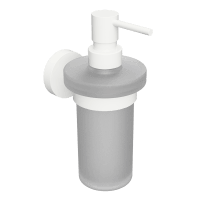 Настенный дозатор для жидкого мыла Bemeta White 104109014 белый