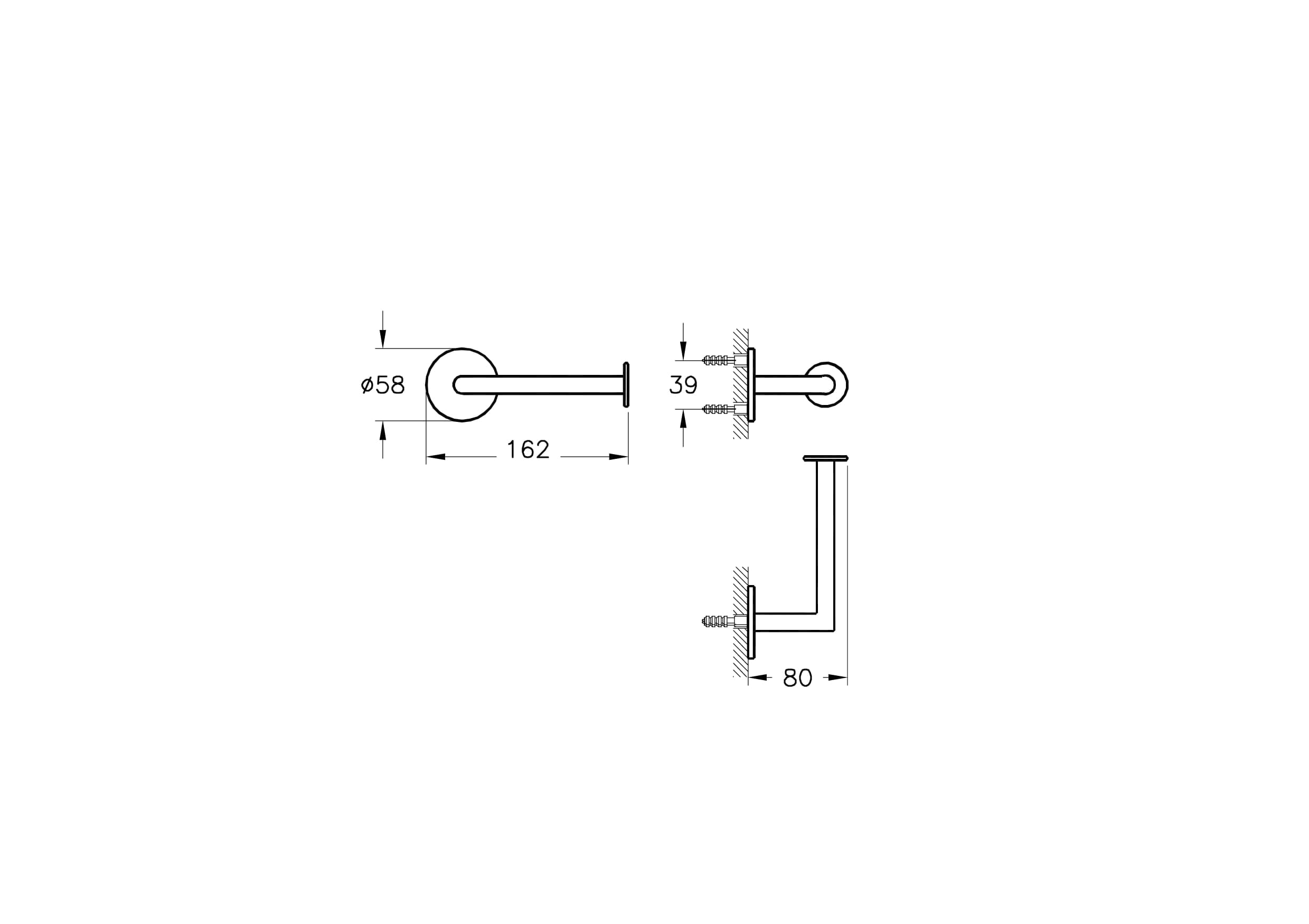Держатель туалетной бумаги Vitra Origin A4488729 медь