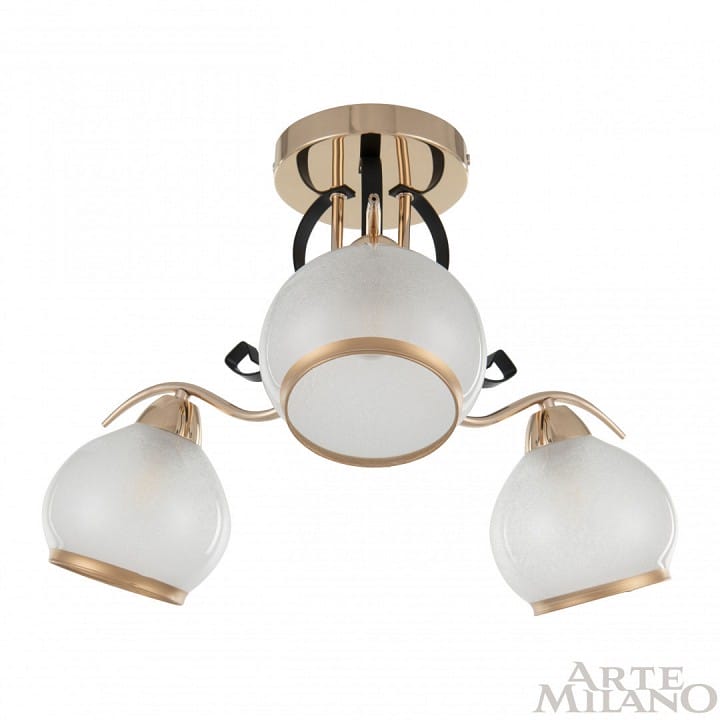 Потолочная люстра Arte Milano AMALFI-323306 323306/3 FG+BK