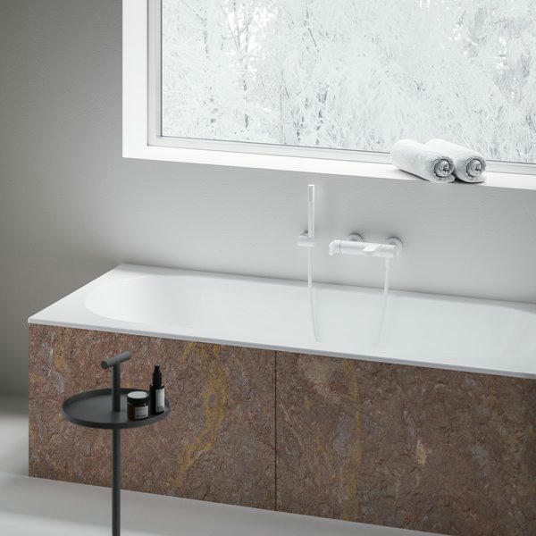 Смеситель для ванны Ravak Eleganta X070256 белый матовый