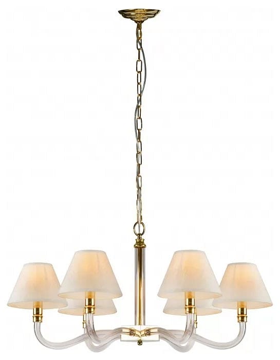 Подвесная люстра iLamp Amber YT2043-6 GD+Coffee