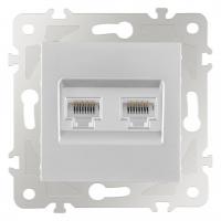 Розетка Ethernet RJ-45 без рамки Arte Milano am-203 203.45-2.silver