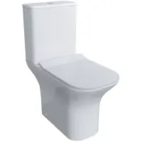 Унитаз-компакт Grossman GR-4464S безободковый, с сиденьем микролифт, белый