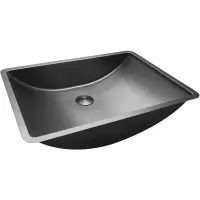 Раковина Abber Wasser Kreis AF2405GM 53x38 см, встраиваемая снизу, оружейная сталь матовый