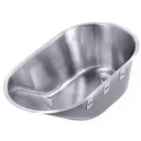 Ванна детская из нержавеющей стали 74x44 см Nofer Shower 13058.2