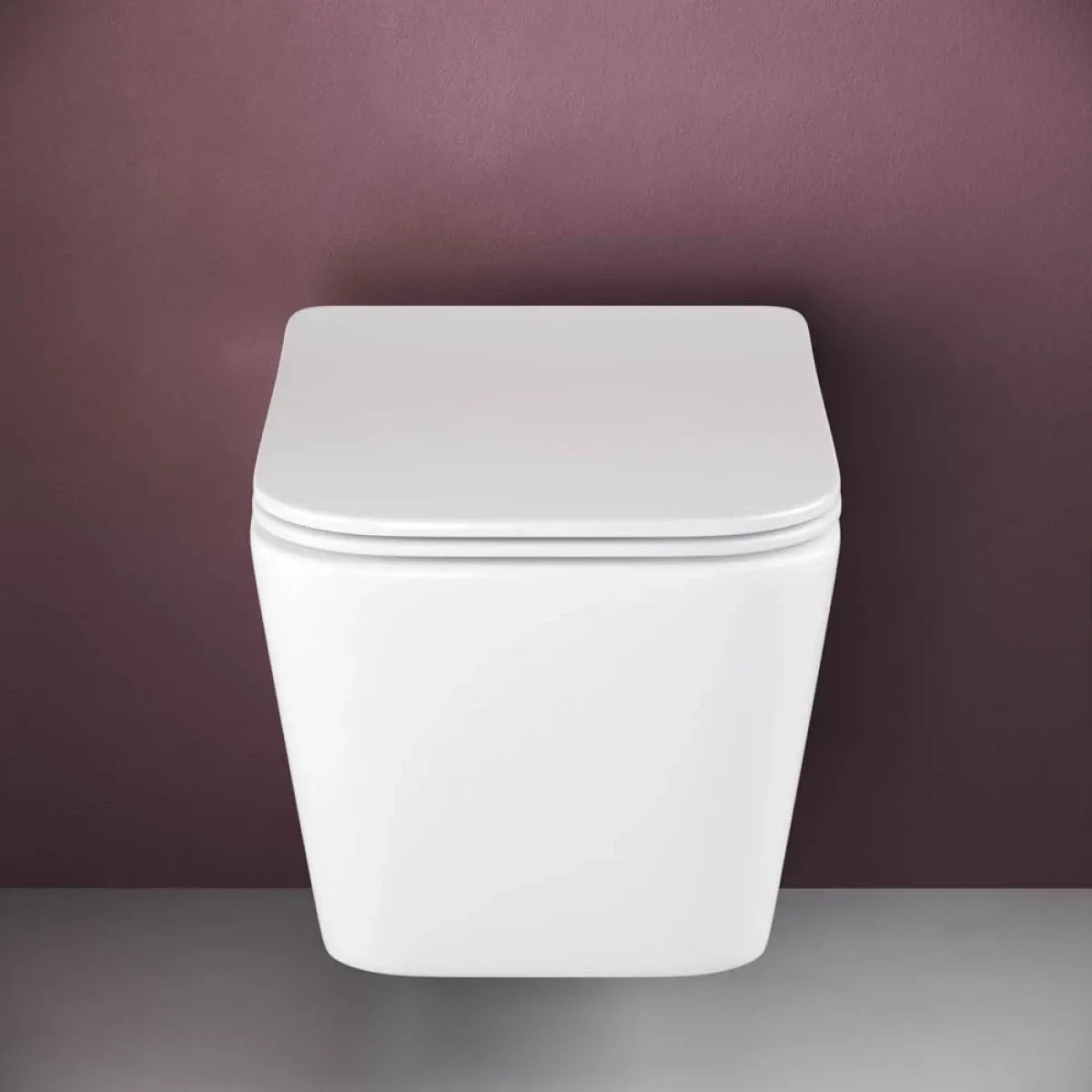 Унитаз подвесной Ceramica Nova Metric CN3007 безободковый, с сиденьем микролифт, белый