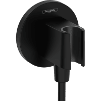 Шланговое подключение hansgrohe Fixfit Porter S 26888670 черный матовый