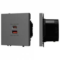 Розетка 2хUSB type A и C без рамки Arlight SCT 054319