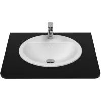 Раковина Creavit TP225-00CB00E-0000 52,5x45 см, встраиваемая сверху, белый
